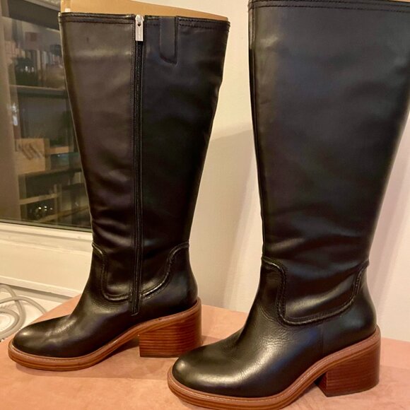 Vince Camuto Vuliann Wide Calf Boot Size 10 - Picture 8 of 9